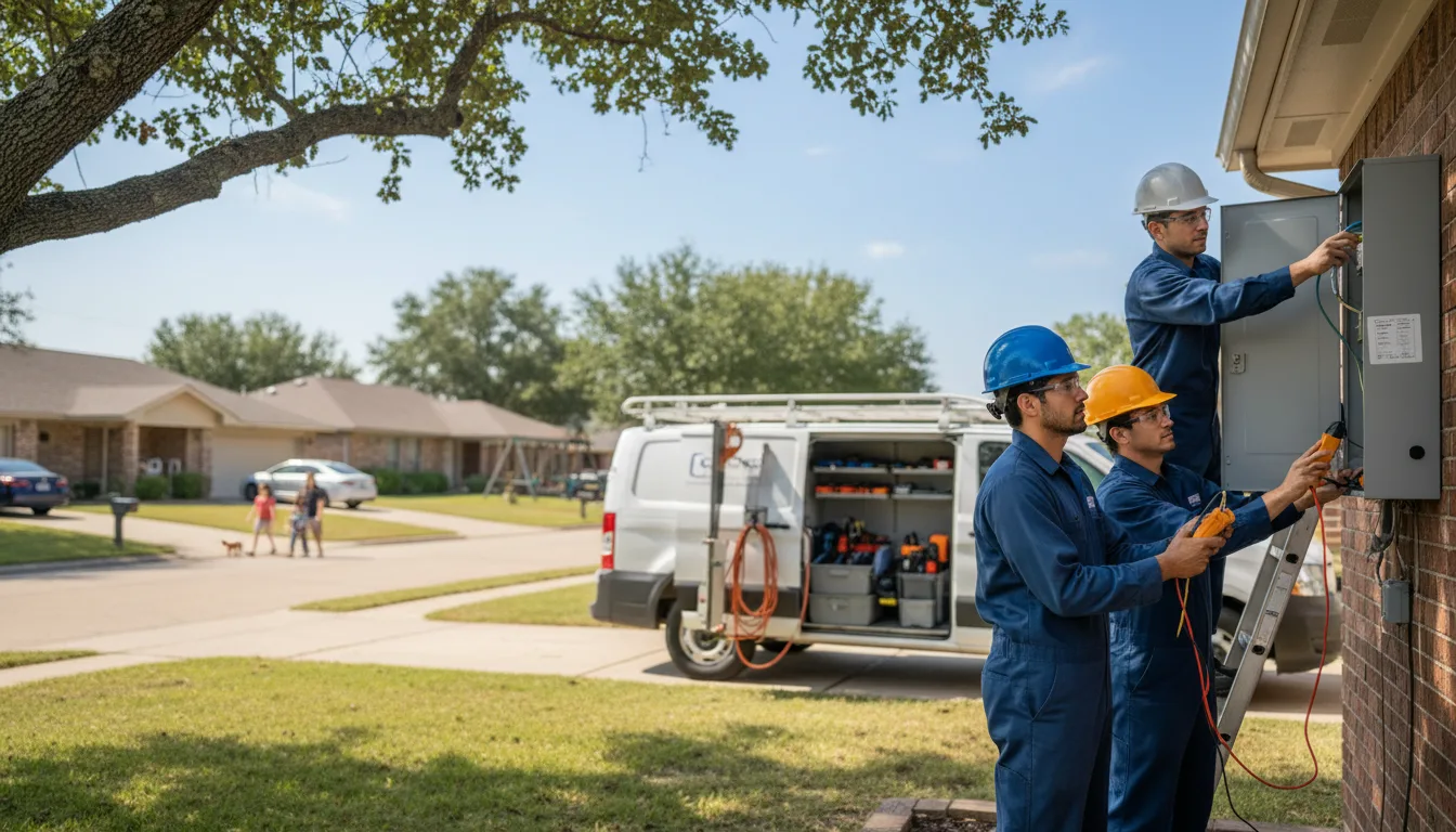 Certified electrician providing emergency electrical services in Otway, OH